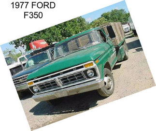 1977 FORD F350