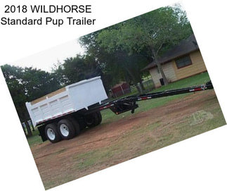 2018 WILDHORSE Standard Pup Trailer