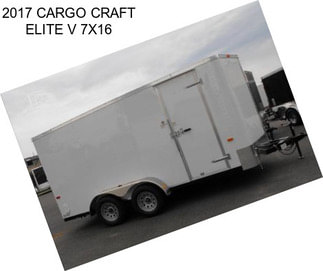 2017 CARGO CRAFT ELITE V 7X16