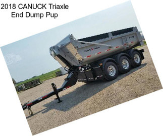 2018 CANUCK Triaxle End Dump Pup