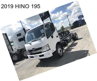 2019 HINO 195