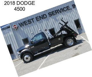 2018 DODGE 4500