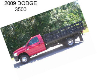 2009 DODGE 3500