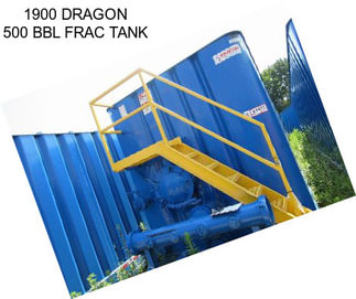 1900 DRAGON 500 BBL FRAC TANK