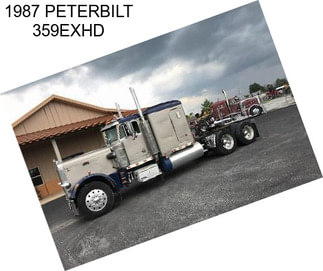 1987 PETERBILT 359EXHD