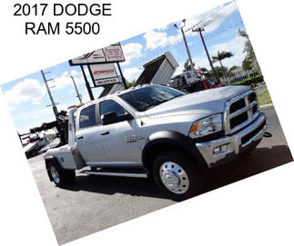 2017 DODGE RAM 5500