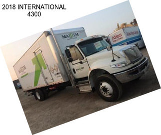 2018 INTERNATIONAL 4300