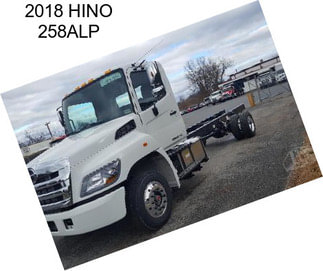 2018 HINO 258ALP