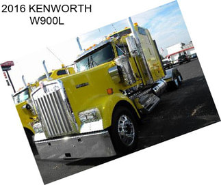 2016 KENWORTH W900L