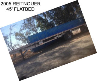 2005 REITNOUER 45\' FLATBED