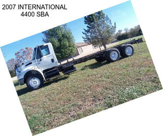 2007 INTERNATIONAL 4400 SBA