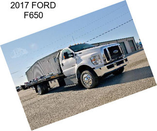 2017 FORD F650