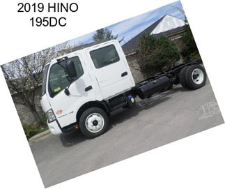 2019 HINO 195DC