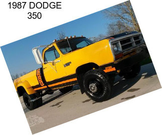 1987 DODGE 350