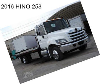 2016 HINO 258