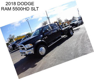 2018 DODGE RAM 5500HD SLT