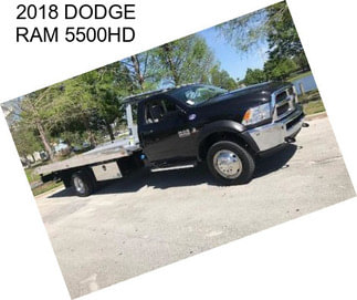 2018 DODGE RAM 5500HD