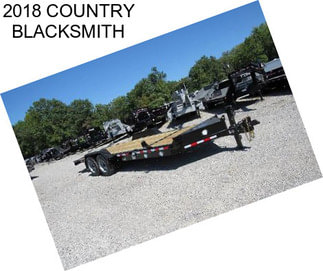 2018 COUNTRY BLACKSMITH