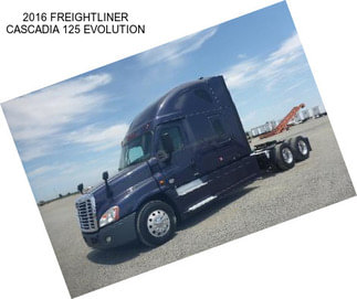 2016 FREIGHTLINER CASCADIA 125 EVOLUTION