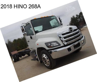 2018 HINO 268A