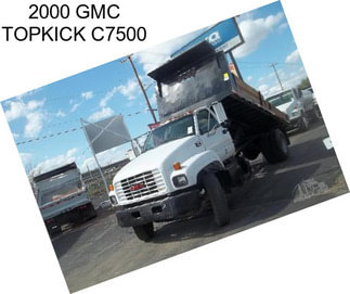 2000 GMC TOPKICK C7500