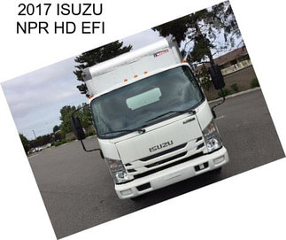 2017 ISUZU NPR HD EFI