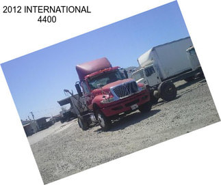 2012 INTERNATIONAL 4400