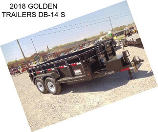 2018 GOLDEN TRAILERS DB-14 S