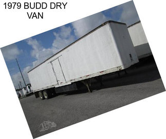 1979 BUDD DRY VAN