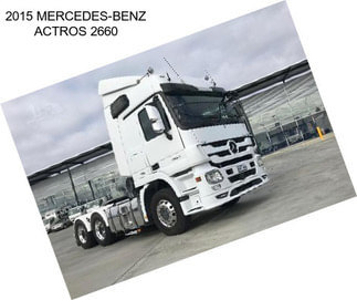2015 MERCEDES-BENZ ACTROS 2660