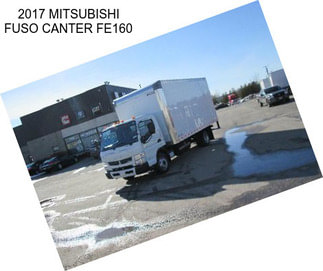 2017 MITSUBISHI FUSO CANTER FE160