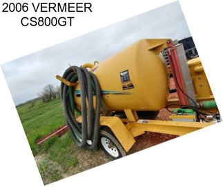 2006 VERMEER CS800GT