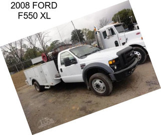 2008 FORD F550 XL