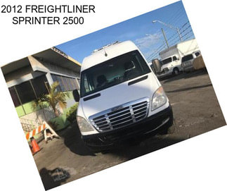 2012 FREIGHTLINER SPRINTER 2500