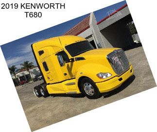 2019 KENWORTH T680