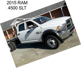 2015 RAM 4500 SLT