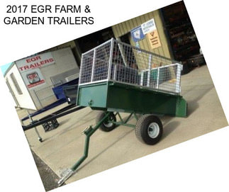 2017 EGR FARM & GARDEN TRAILERS