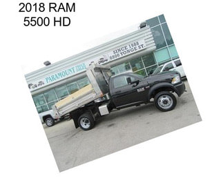 2018 RAM 5500 HD