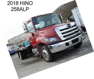 2018 HINO 258ALP