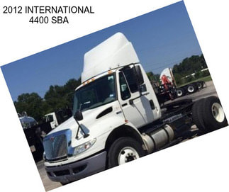 2012 INTERNATIONAL 4400 SBA