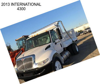 2013 INTERNATIONAL 4300