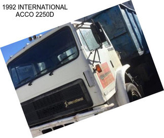 1992 INTERNATIONAL ACCO 2250D