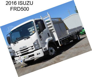 2016 ISUZU FRD500