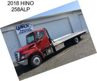 2018 HINO 258ALP