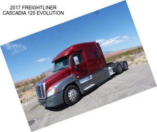 2017 FREIGHTLINER CASCADIA 125 EVOLUTION