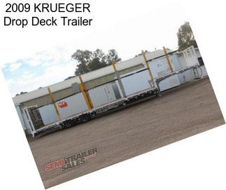 2009 KRUEGER Drop Deck Trailer