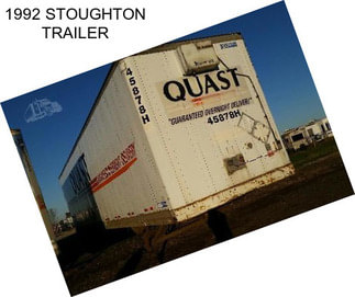 1992 STOUGHTON TRAILER