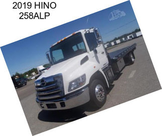 2019 HINO 258ALP