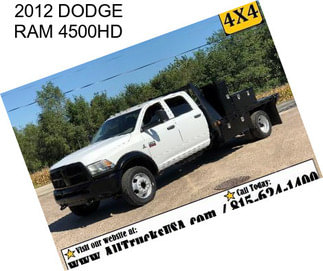 2012 DODGE RAM 4500HD