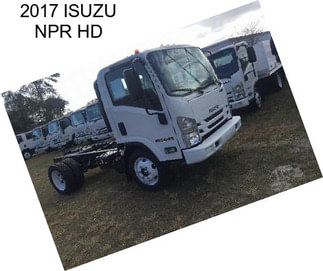 2017 ISUZU NPR HD